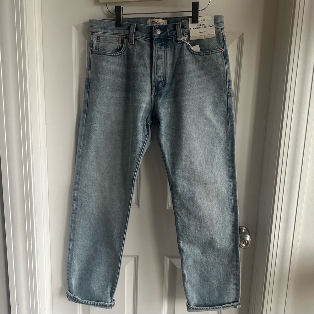 Madewell Straight Leg Selvedge Jean 30x30